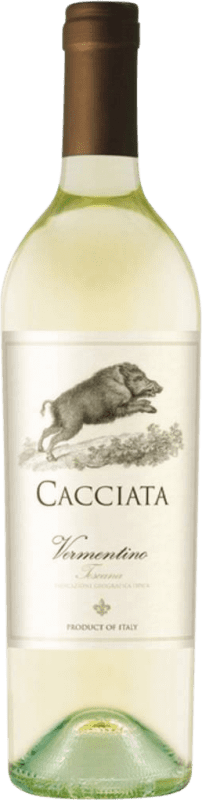 11,95 € Envío gratis | Vino Blanco Cacciata I.G.T. Toscana Toscana Italia Vermentino 75 cl