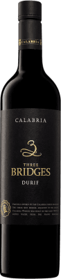 21,95 € 免费送货 | 白酒 Calabria Three Bridges G.I. Southern New South Wales Hunter Valley 澳大利亚 Durif 瓶子 75 cl