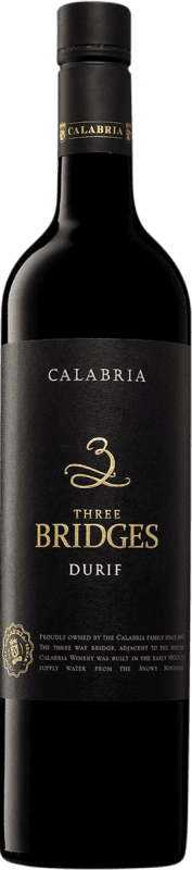 21,95 € Envío gratis | Vino Blanco Calabria Three Bridges I.G. Southern New South Wales Hunter Valley Australia Durif 75 cl