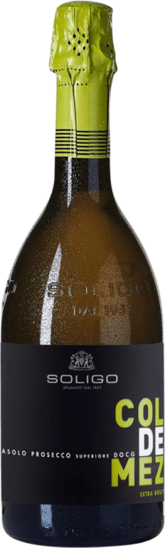 14,95 € 送料無料 | 白スパークリングワイン Colli del Soligo Col de Mez Superiore エキストラブラット D.O.C.G. Asolo Prosecco Venecia イタリア Prosecco ボトル 75 cl