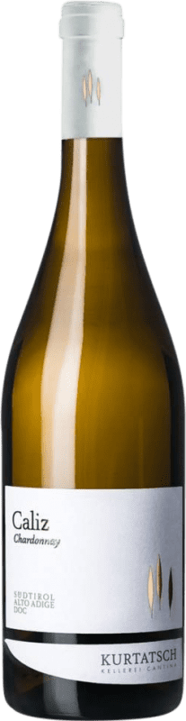 13,95 € Envio grátis | Vinho branco Kurtatsch Caliz D.O.C. Alto Adige Tirol del Sur Itália Chardonnay Garrafa 75 cl