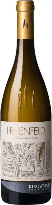 59,95 € Бесплатная доставка | Белое вино Kurtatsch Freienfeld Резерв D.O.C. Alto Adige Tirol del Sur Италия Chardonnay бутылка 75 cl