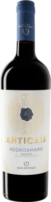 5,95 € Envoi gratuit | Vin rouge San Donaci Anticaia I.G.T. Salento Pouilles Italie Negroamaro Bouteille 75 cl