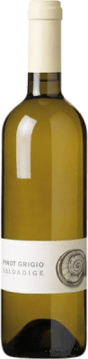 9,95 € Spedizione Gratuita | Vino bianco Roeno D.O.C. Valdadige Terra dei Forti Trentino Italia Pinot Grigio Bottiglia 75 cl