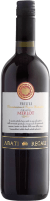 9,95 € Бесплатная доставка | Красное вино Abati Regali D.O.C. Friuli Grave Фриули-Венеция-Джулия Италия Merlot — Мерло 75 cl