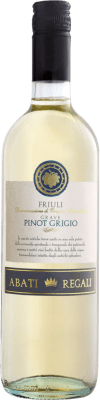 6,95 € 免费送货 | 白酒 Abati Regali D.O.C. Friuli Grave 弗留利 - 威尼斯朱利亚 意大利 Pinot Grey 瓶子 75 cl