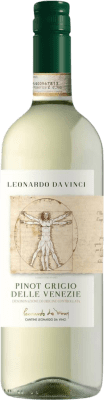 6,95 € Бесплатная доставка | Белое вино Leonardo da Vinci I.G.T. Venezia Venecia Италия Pinot Grey бутылка 75 cl