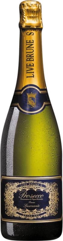 16,95 € 免费送货 | 白起泡酒 Beniamino Maschio Live Brune S Spumante Extra Dry 额外的干燥 D.O.C. Prosecco 弗留利 - 威尼斯朱利亚 意大利 Glera 瓶子 75 cl