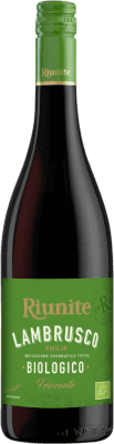 8,95 € Free Shipping | Red wine Riunite Rosso Emilia-Romagna Italy Ancellotta, Lambrusco Bottle 75 cl