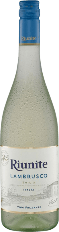 6,95 € 免费送货 | 白酒 Riunite Bianco I.G.T. Emilia Romagna 艾米利亚 - 罗马涅 意大利 Lambrusco 瓶子 75 cl