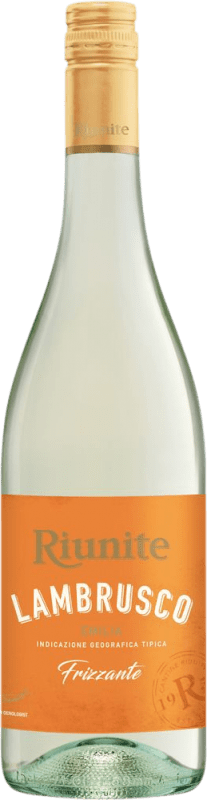 7,95 € Envío gratis | Vino Blanco Riunite I.G.T. Emilia Romagna Emilia-Romagna Italia Lambrusco 75 cl