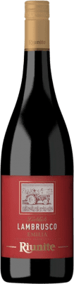 8,95 € Envío gratis | Vino Tinto Riunite Dolcezza I.G.T. Emilia Romagna Emilia-Romagna Italia Lambrusco 75 cl
