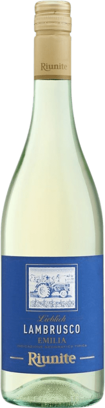 4,95 € 免费送货 | 白酒 Riunite Bianco I.G.T. Emilia Romagna 艾米利亚 - 罗马涅 意大利 Lambrusco Marani 瓶子 75 cl