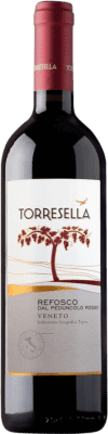 8,95 € Бесплатная доставка | Красное вино Torresella I.G.T. Veneto Венето Италия Refosco бутылка 75 cl