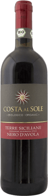 10,95 € Kostenloser Versand | Rotwein Volpi Costa al Sole D.O.C. Sicilia Sizilien Italien Nero d'Avola Flasche 75 cl