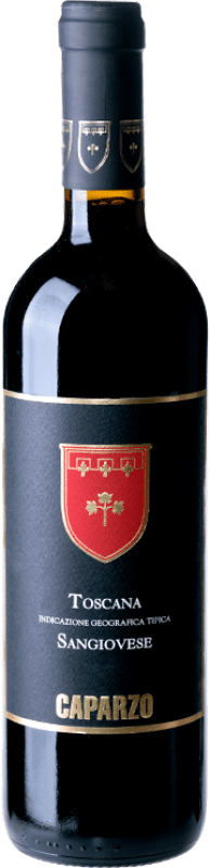 9,95 € Бесплатная доставка | Красное вино Caparzo I.G.T. Toscana Тоскана Италия Sangiovese — Санджовезе Бутылка 75 cl