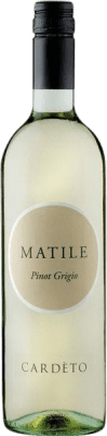 5,95 € Бесплатная доставка | Белое вино Cardeto Matile I.G.T. Umbria Umbria Италия Pinot Grey бутылка 75 cl