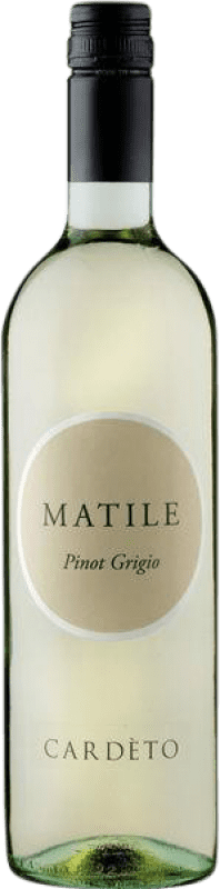 5,95 € 免费送货 | 白酒 Cardeto Matile I.G.T. Umbria 翁布里亚 意大利 Pinot Grey 瓶子 75 cl