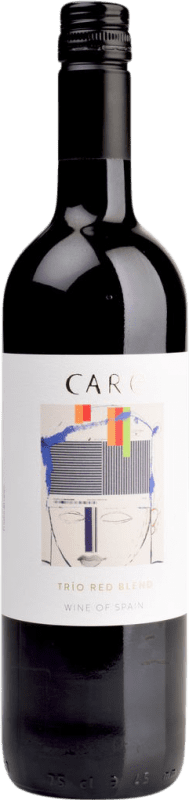 5,95 € 免费送货 | 红酒 Care Trio Blend D.O. Cariñena 阿拉贡 西班牙 Grenache, Nebbiolo, Cabernet 瓶子 75 cl