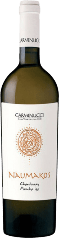 11,95 € Envoi gratuit | Vin blanc Carminucci Naumakos I.G.T. Marche Marcas Italie Chardonnay Bouteille 75 cl