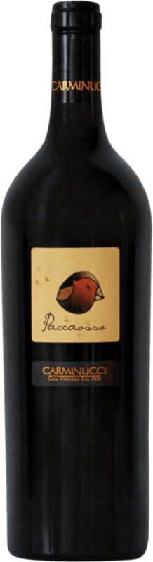 34,95 € Free Shipping | Red wine Carminucci Paccaosso Rosso I.G.T. Marche Marcas Italy Bottle 75 cl