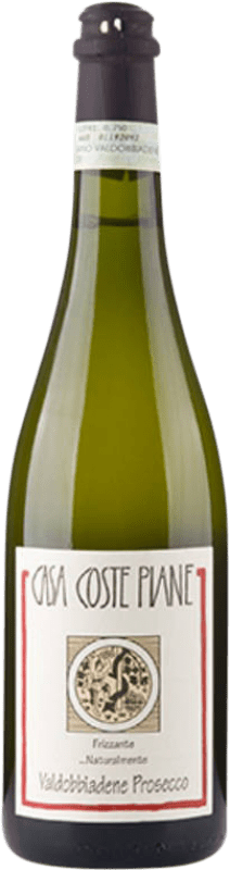 26,95 € Бесплатная доставка | Белое игристое Coste Piane Frizzante Naturalmente D.O.C.G. Prosecco di Valdobbiadene Superiore di Cartizze Венето Италия Glera бутылка 75 cl