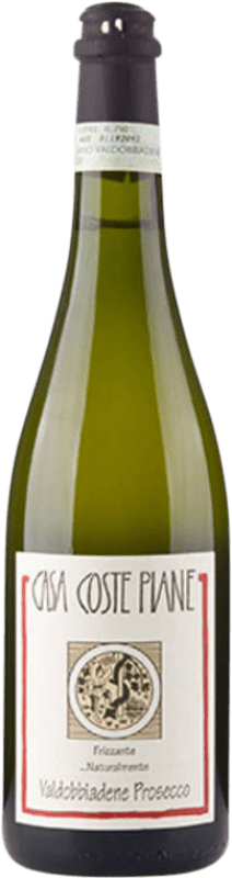 32,95 € Spedizione Gratuita | Spumante Bianco Coste Piane Naturalmente Cartizze Frizzante, Superiore D.O.C.G. Prosecco di Conegliano-Valdobbiadene Veneto Italia Glera 75 cl