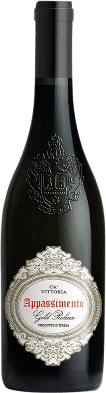 12,95 € 免费送货 | 红酒 Botter Carlo Gold Cà Appassimento D.O.C. Vittoria 意大利 Merlot, Primitivo, Negroamaro 瓶子 75 cl