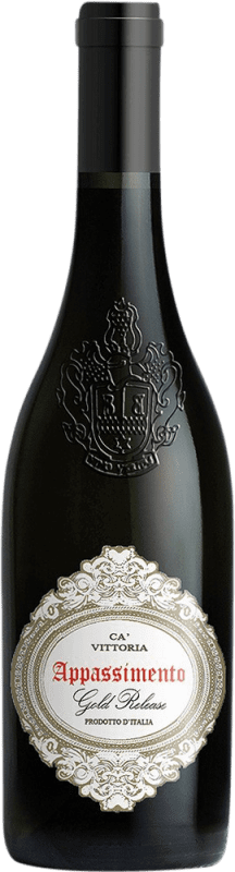 14,95 € Free Shipping | Red Wine Botter Carlo Cà Gold Edition, Appassimento D.O.C. Vittoria Italy Merlot, Primitivo, Negroamaro 75 cl