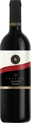 7,95 € Kostenloser Versand | Rotwein Botter Carlo Sorgere Rosso I.G.T. Puglia Apulien Italien Nebbiolo, Negroamaro Flasche 75 cl