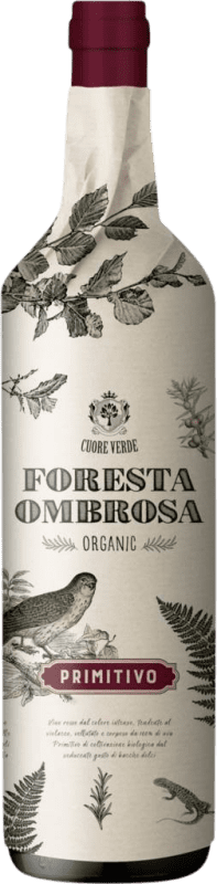 12,95 € 免费送货 | 红酒 Botter Carlo Cuore Verde Foresta Ombrosa I.G.T. Puglia 普利亚大区 意大利 Primitivo 瓶子 75 cl