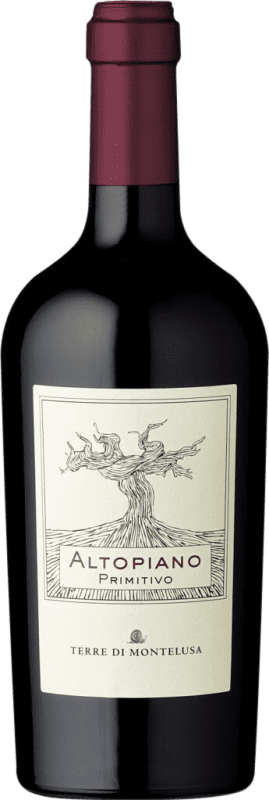 12,95 € 免费送货 | 红酒 Botter Carlo Terre di Montelusa Altopiano I.G.T. Puglia 普利亚大区 意大利 Primitivo 瓶子 75 cl