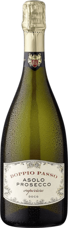 15,95 € Бесплатная доставка | Белое игристое Botter Carlo Doppio Passo Superiore Spumante Dry сухой D.O.C.G. Asolo Prosecco Venecia Италия Glera бутылка 75 cl