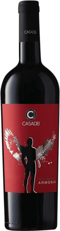 18,95 € Kostenloser Versand | Rotwein Casadei Armonia I.G.T. Toscana Toskana Italien Merlot, Nebbiolo Flasche 75 cl