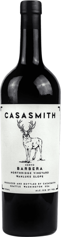 36,95 € 免费送货 | 白酒 Casa Smith Cervo Washington 美国 Barbera 瓶子 75 cl