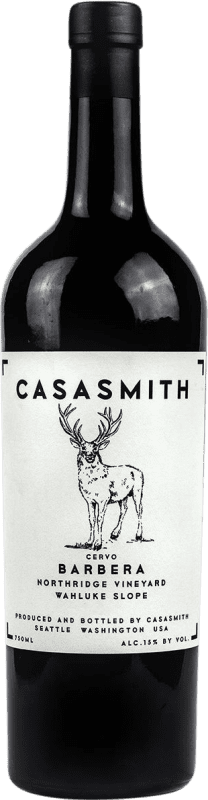 36,95 € Spedizione Gratuita | Vino bianco Casa Smith Cervo Washington stati Uniti Barbera Bottiglia 75 cl