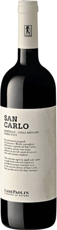 49,95 € Free Shipping | Red Wine Case Paolin San Carlo D.O.C. Montello e Colli Asolani Venecia Italy 75 cl