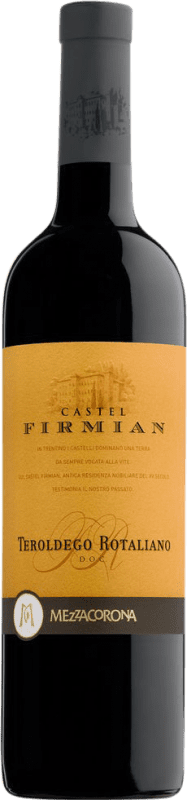 8,95 € 免费送货 | 红酒 Castel Firmian D.O.C. Trentino 特伦蒂诺 意大利 Teroldego 瓶子 75 cl