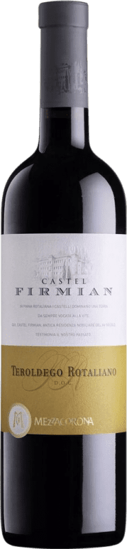 11,95 € Envío gratis | Vino tinto Castel Firmian D.O.C. Trentino Trentino Italia Teroldego Botella 75 cl