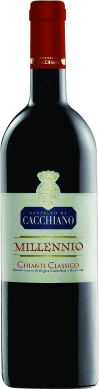 57,95 € 免费送货 | 红酒 Castello di Cacchiano Millennio Gran Selezione D.O.C.G. Chianti Classico 意大利 Sangiovese 瓶子 75 cl