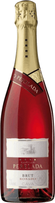 18,95 € Envio grátis | Espumante rosé Perelada Rosado Brut D.O. Empordà Catalunha Espanha Grenache, Monastrell, Pinot Branco Garrafa 75 cl