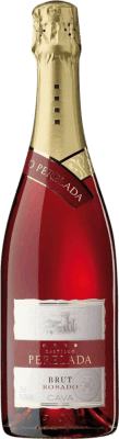 17,95 € Envío gratis | Espumoso rosado Perelada & Chivite Rosado Brut D.O. Empordà Cataluña España Garnacha, Monastrell, Pinot Blanco Botella 75 cl