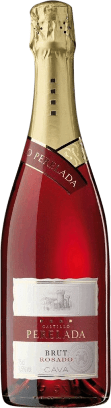 17,95 € Envio grátis | Espumante rosé Perelada Rosado Brut D.O. Empordà Catalunha Espanha Grenache, Monastrell, Pinot Branco Garrafa 75 cl