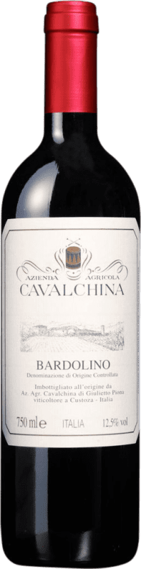 13,95 € 免费送货 | 红酒 Cavalchina D.O.C. Bardolino Venecia 意大利 Nebbiolo, Corvina, Molinara 瓶子 75 cl