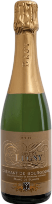 12,95 € Envío gratis | Espumoso blanco Cave de Lugny Blanc de Blancs Brut A.O.C. Crémant de Bourgogne Borgoña Francia Chardonnay Media Botella 37 cl