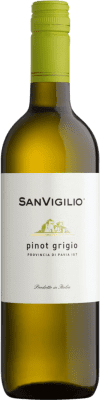 9,95 € Envío gratis | Vino Blanco Cavit San Vigilio I.G.T. Provincia di Pavia Lombardia Italia Pinot Gris 75 cl