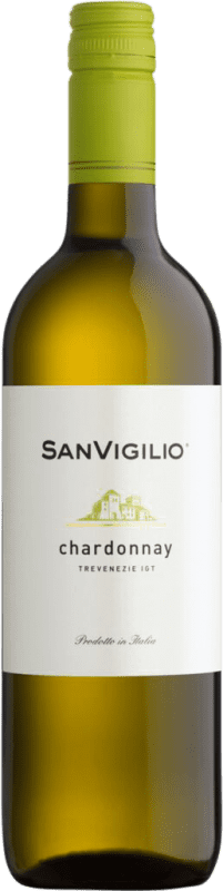 7,95 € Envio grátis | Vinho branco Cavit San Vigilio I.G.T. Trevenezie Vêneto Itália Chardonnay Garrafa 75 cl