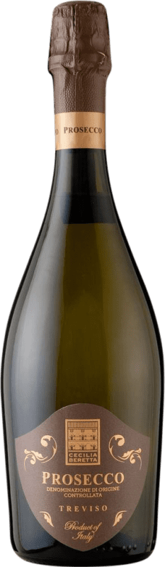 17,95 € Free Shipping | White Sparkling Wine Cecilia Beretta Extra Dry D.O.C. Prosecco Friuli-Venezia Giulia Italy Glera Bottle 75 cl