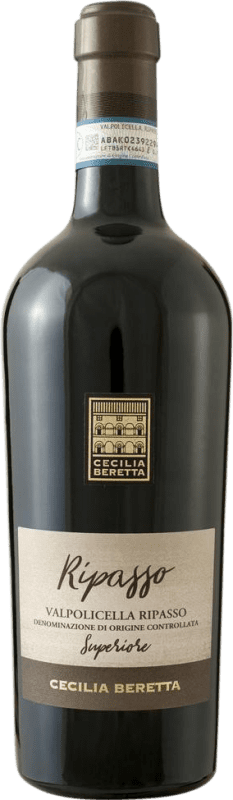 17,95 € 免费送货 | 红酒 Cecilia Beretta Superiore D.O.C. Valpolicella Ripasso Venecia 意大利 Nebbiolo, Corvina, Molinara 瓶子 75 cl