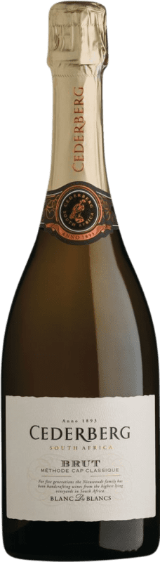 33,95 € 免费送货 | 白葡萄酒 Cederberg 经典, Blanc de Blancs W.O. Western Cape Western Cape South Coast 南非 Chardonnay — 莎当妮 75 cl